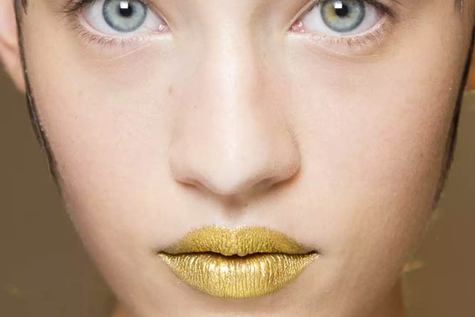 Where to Get: Metallic Lipstick -  