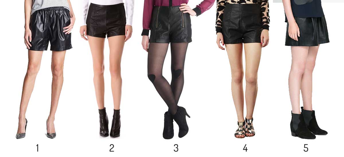 Faux Leather Shorts from Summer to Fall to Winter: All Under $100!