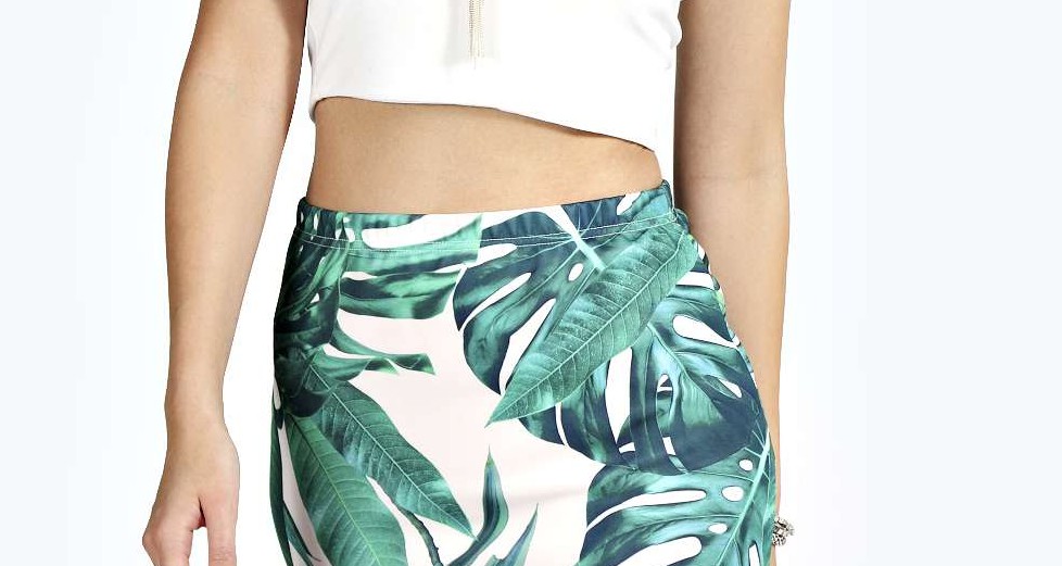 Trend On The Rise: Tropical Palm Leaf Print • Broke and Beautiful
