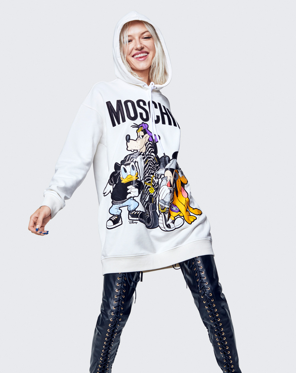 moschino h&m hoodie